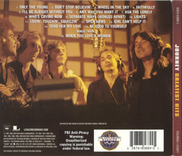 Journey – Greatest Hits CD Mint Condition