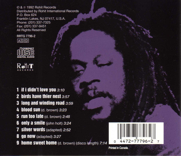 Dennis Brown – Go Now CD Mint Condition