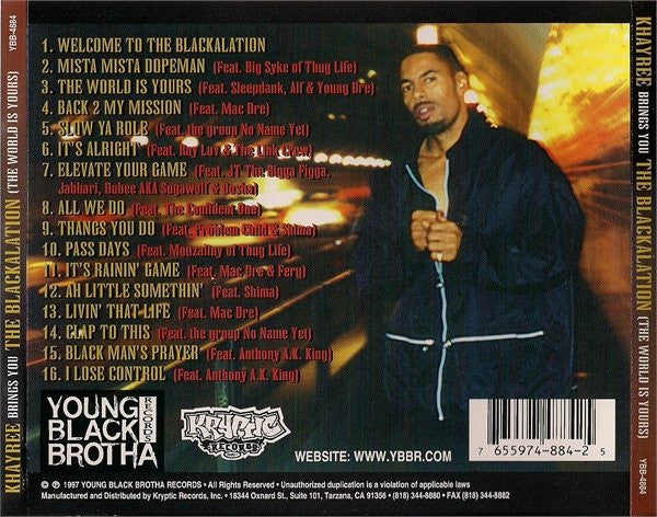 Khayree – The Blackalation CD Mint Condition
