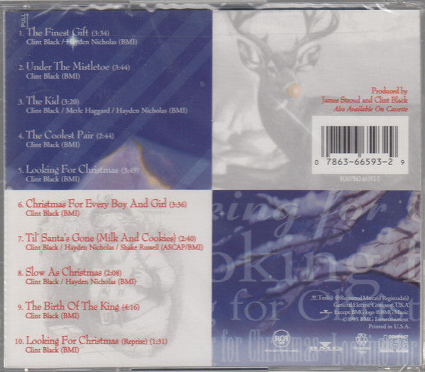 Clint Black – Looking For Christmas CD VG+/VG+