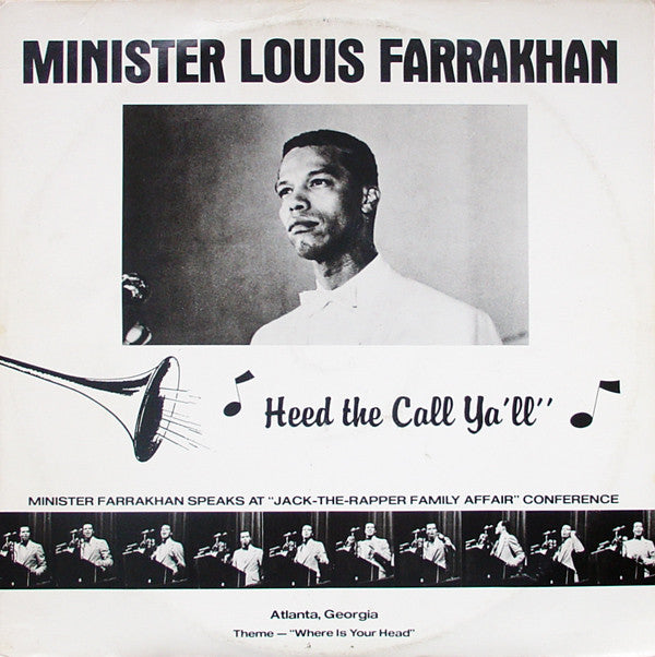 Minister Louis Farrakhan- Heed The Call Ya'll (2xLP, Gat) (Final Call Records - FCR-101) VG/VG+