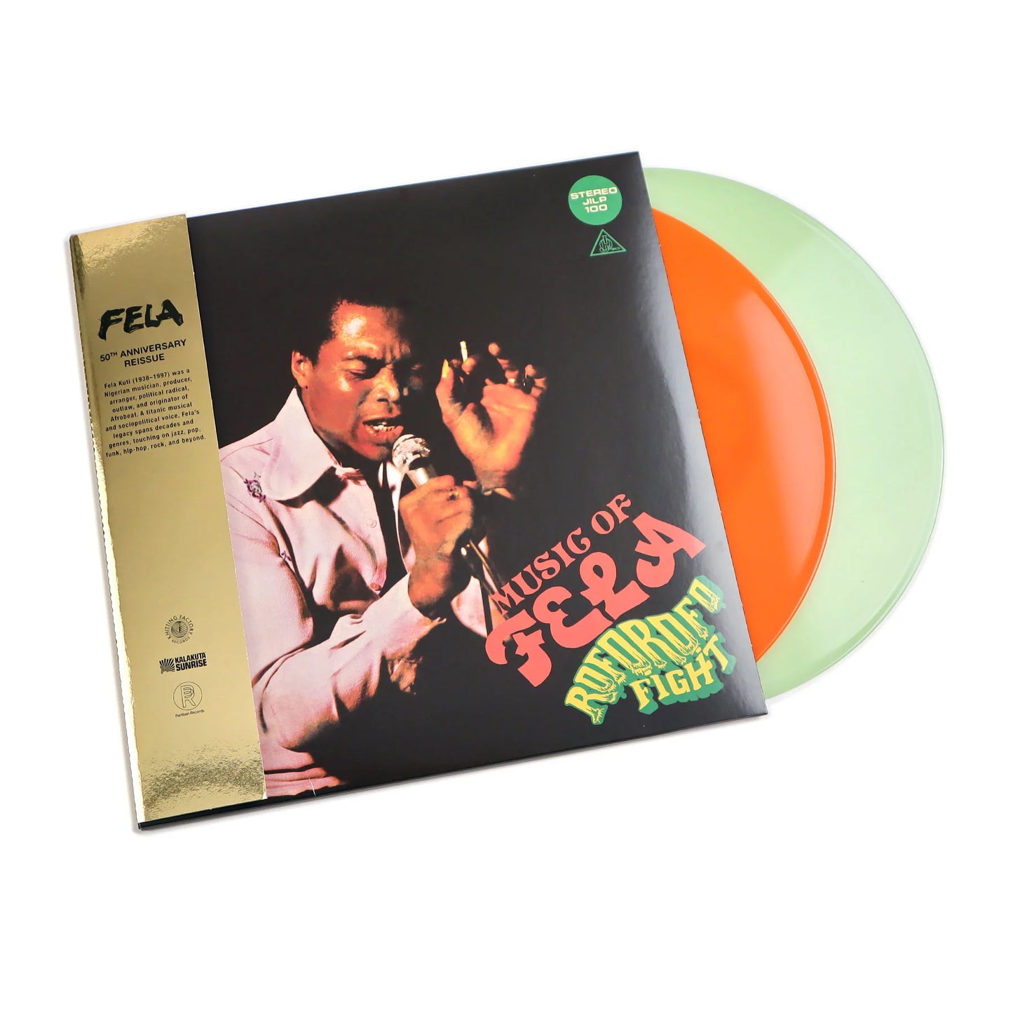 Fela*& The Africa 70 – Music Of Fela - Roforofo Fight 2x Vinyl Limited Edition Green& Orange, Reissue