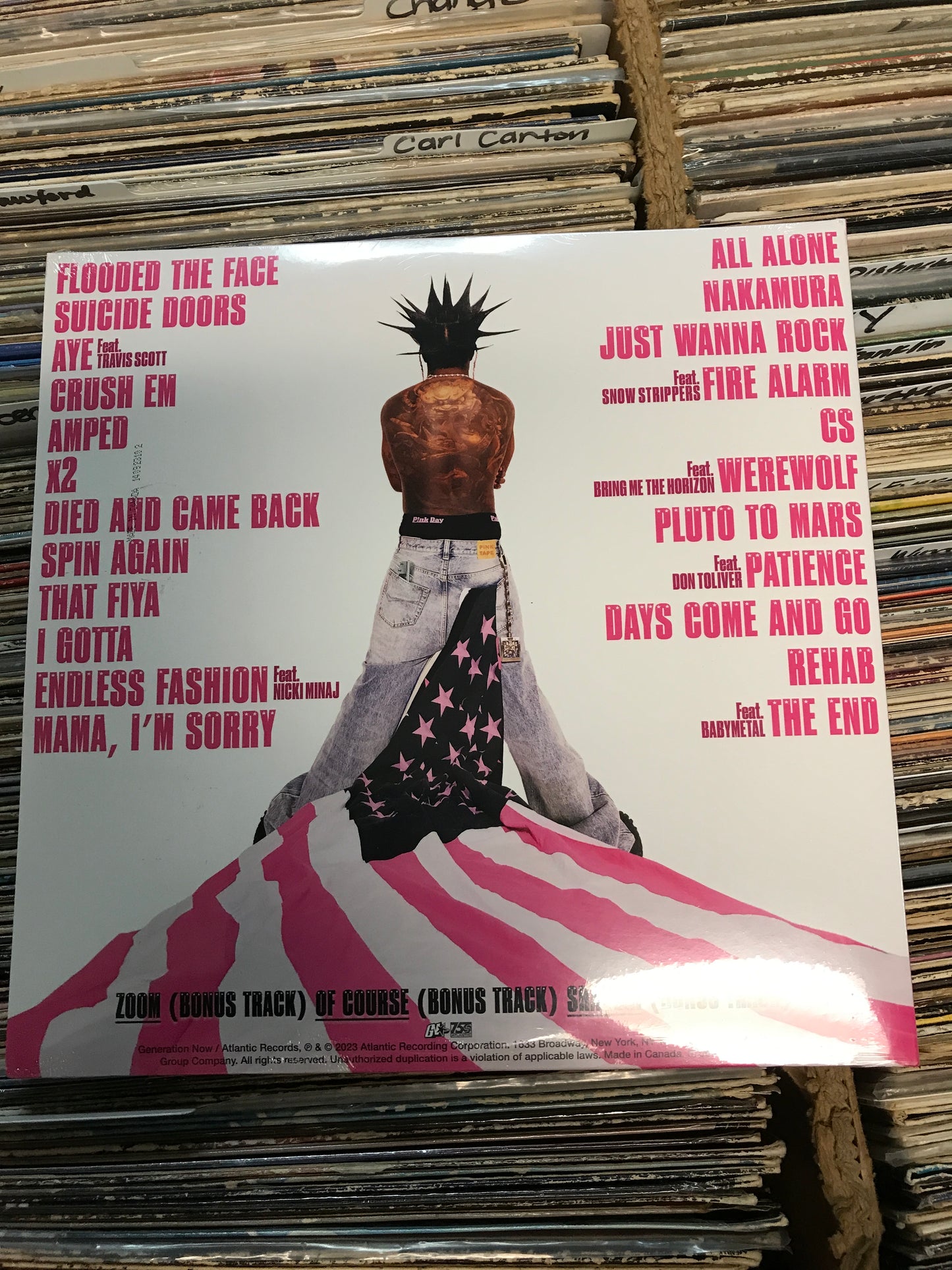 Lil Uzi Vert Pink Tape Limited Edition Marble Pink Vinyl Lp