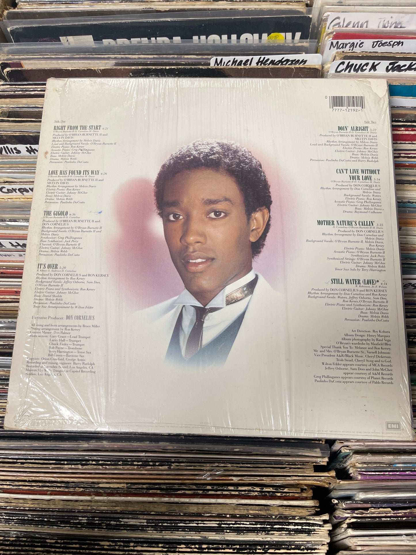 O'Bryan – Doin' Alright Vinyl LP ST-12192 VG+/VG+