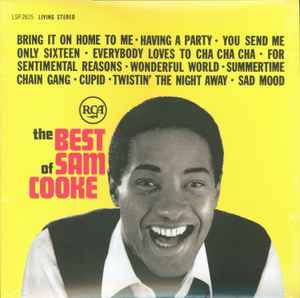 Sam Cooke – The Best Of Sam Cooke lsp Vinyl LP LSP-2625
