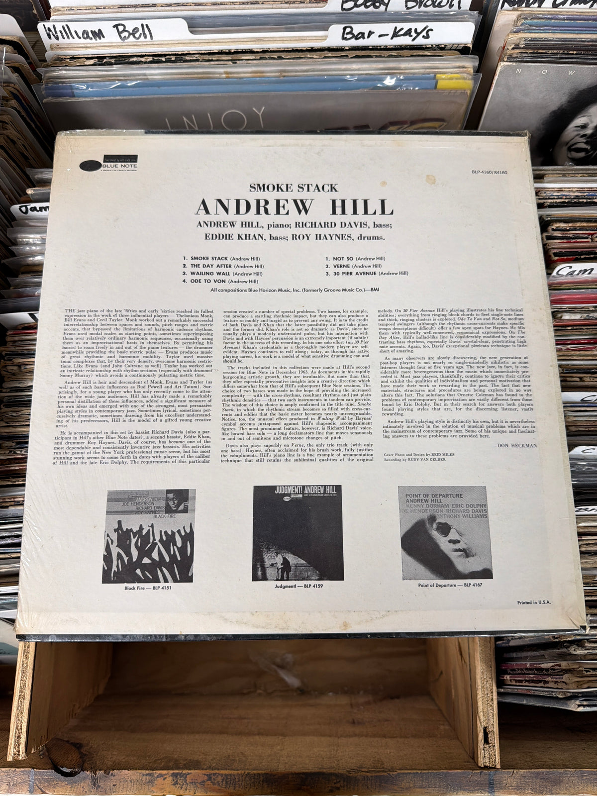 Andrew Hill – Smoke Stack BST 84160 Vinyl LP NM/VG+