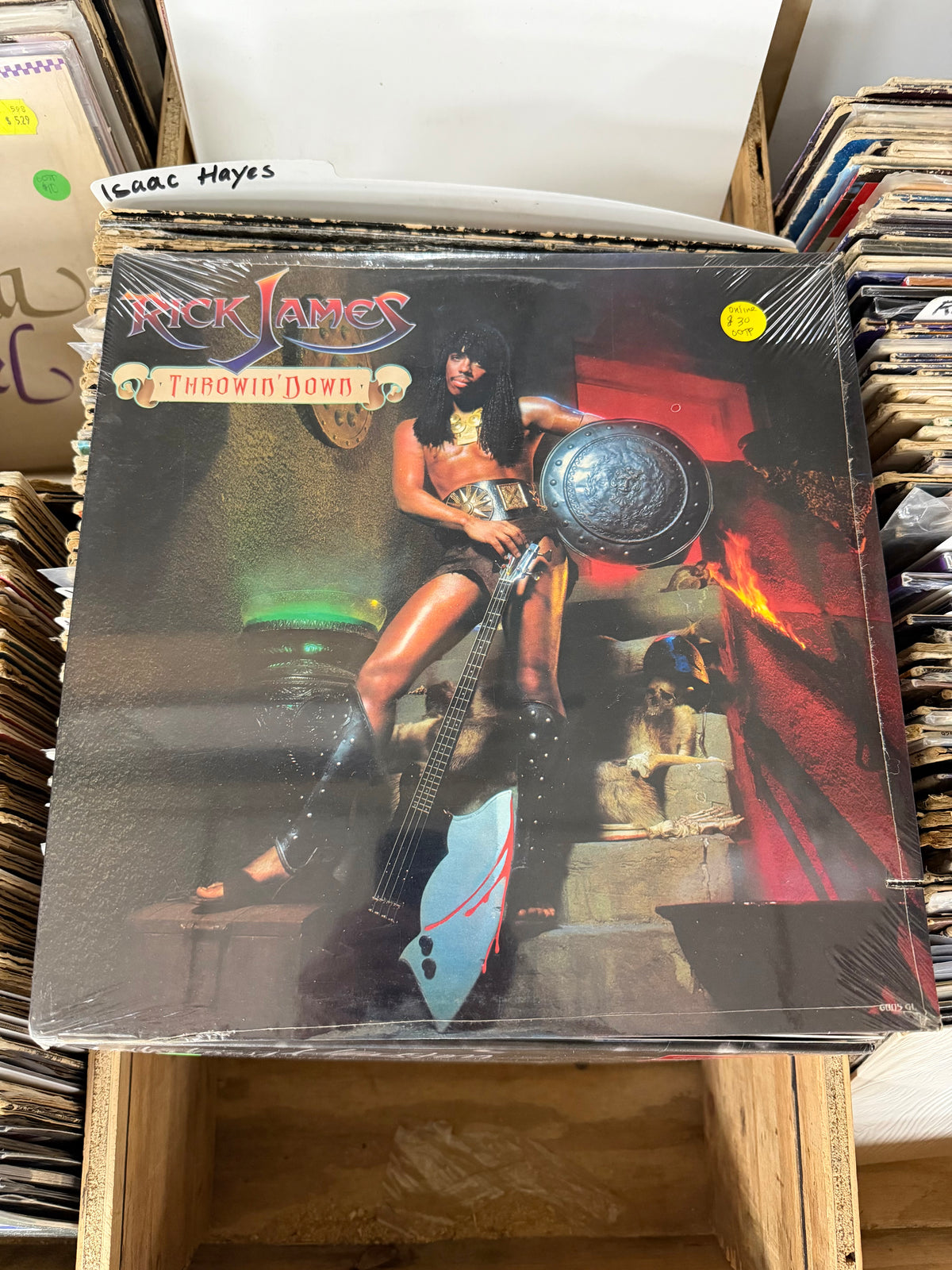 Rick James- Throwin' Down Vinyl LP 6005GL Sealed