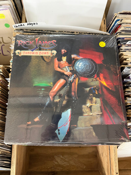 Rick James- Throwin' Down Vinyl LP 6005GL Sealed