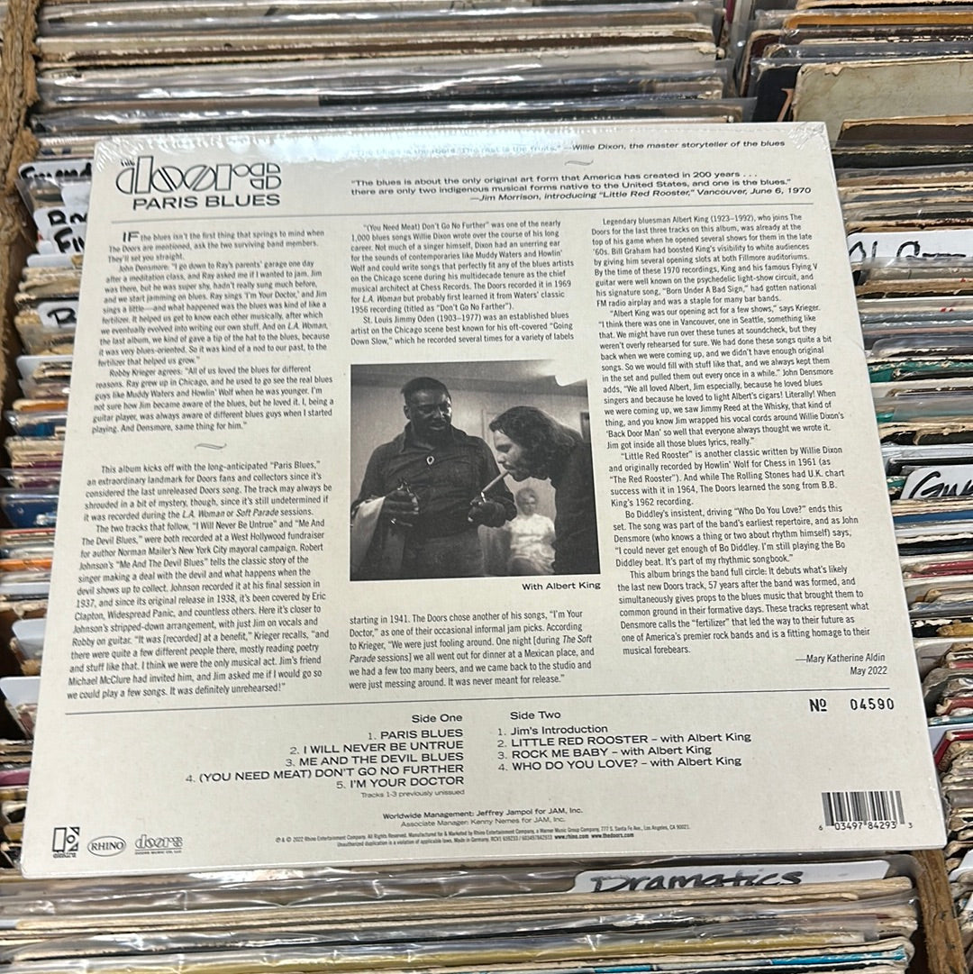 The Doors – Paris Blues  Vinyl Lp #04590