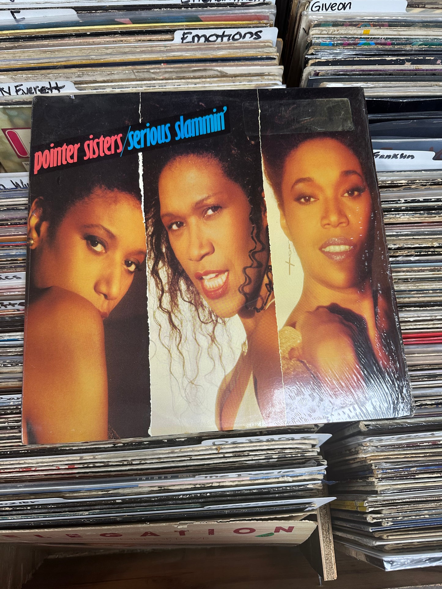 Pointer Sisters ‎– Serious Slammin' Vinyl LP VG+/vG+