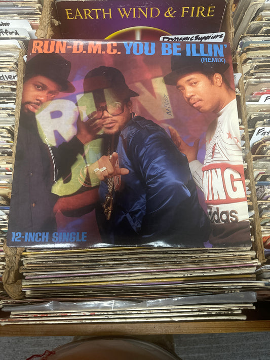Run-D.M.C.* ‎– You Be Illin' (Remix) 12" Vinyl LP PRO 7119 Near Mint/VG+