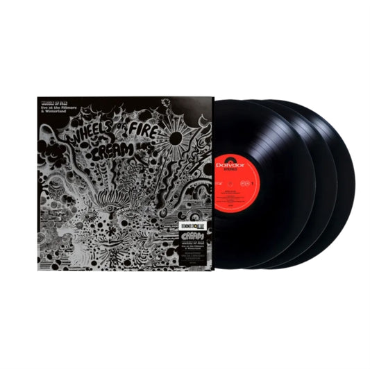 CREAM - WHEELS OF FIRE: LIVE ATT THE FILLMORE & WINTERLAND (EXPANDED EDIT Vinyl LP