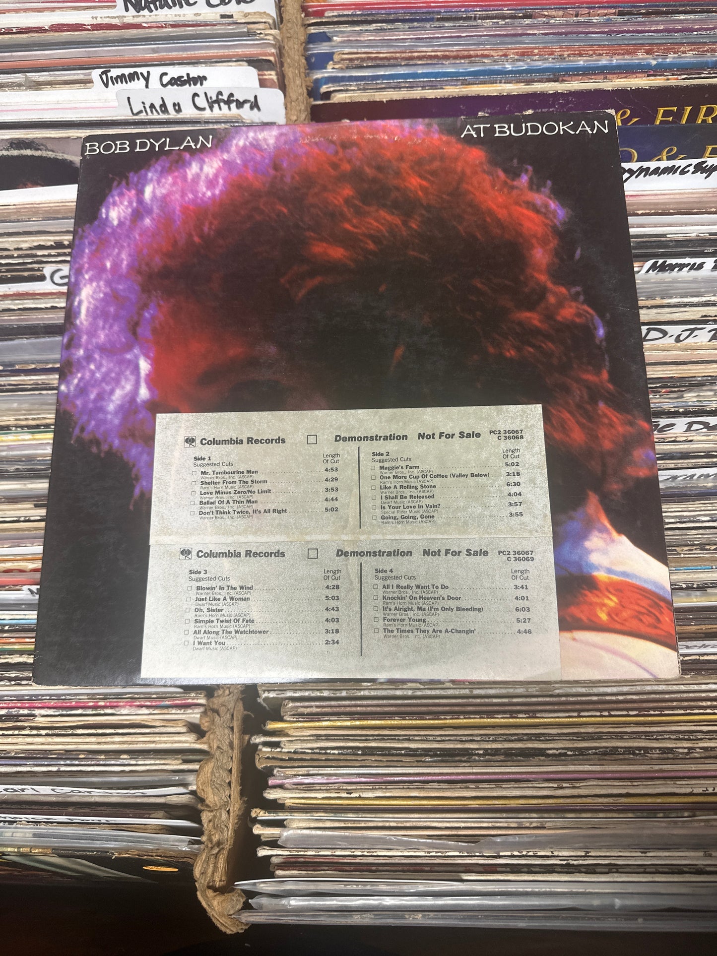 Bob Dylan ‎– Bob Dylan At Budokan 2xVinyl LP PC2 36067 VG+/VG+ Poster Included