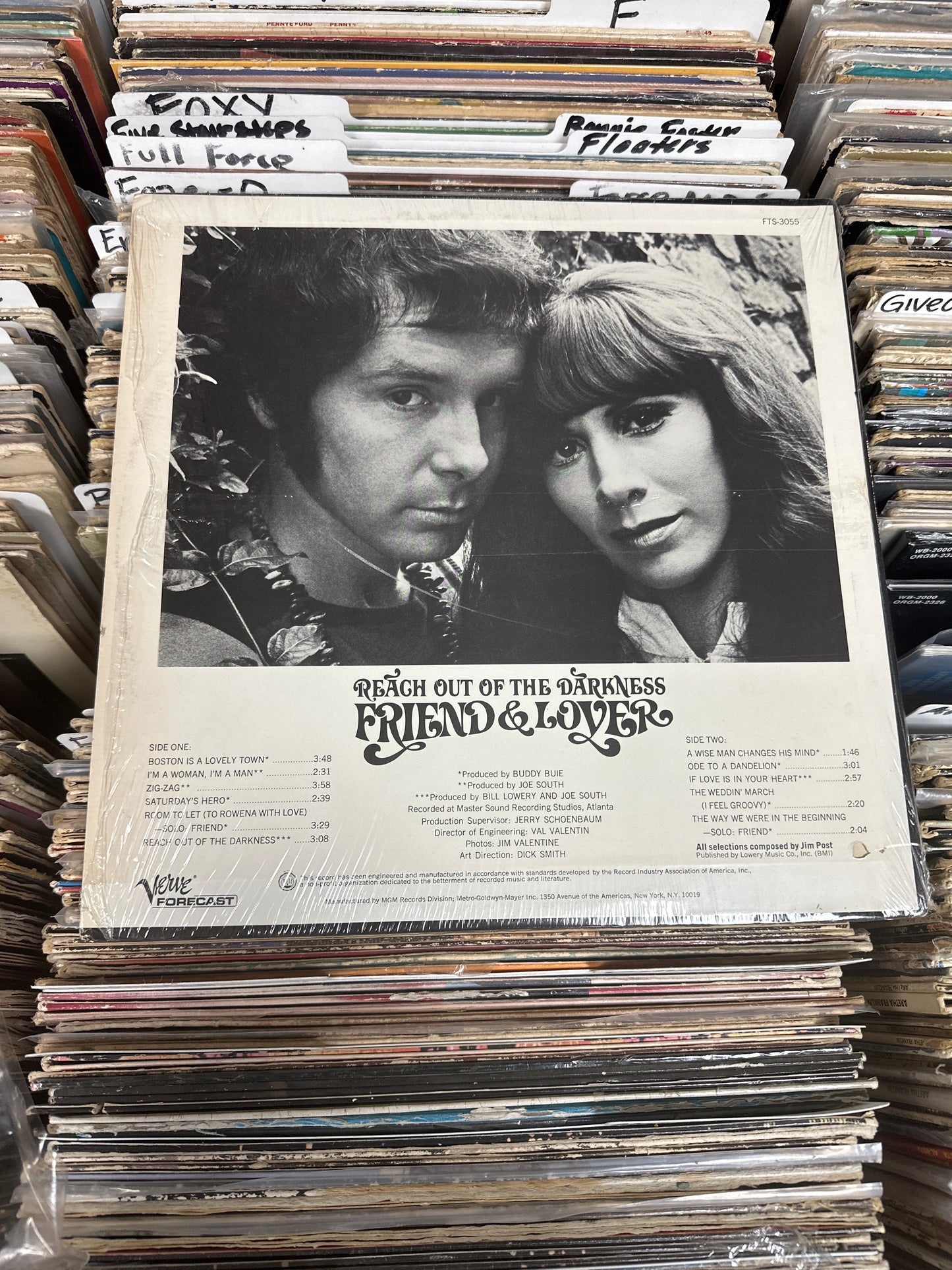 Friend & Lover ‎– Reach Out Of The Darkness Vinyl, LP, Stereo, MGM Pressing VG+/VG+