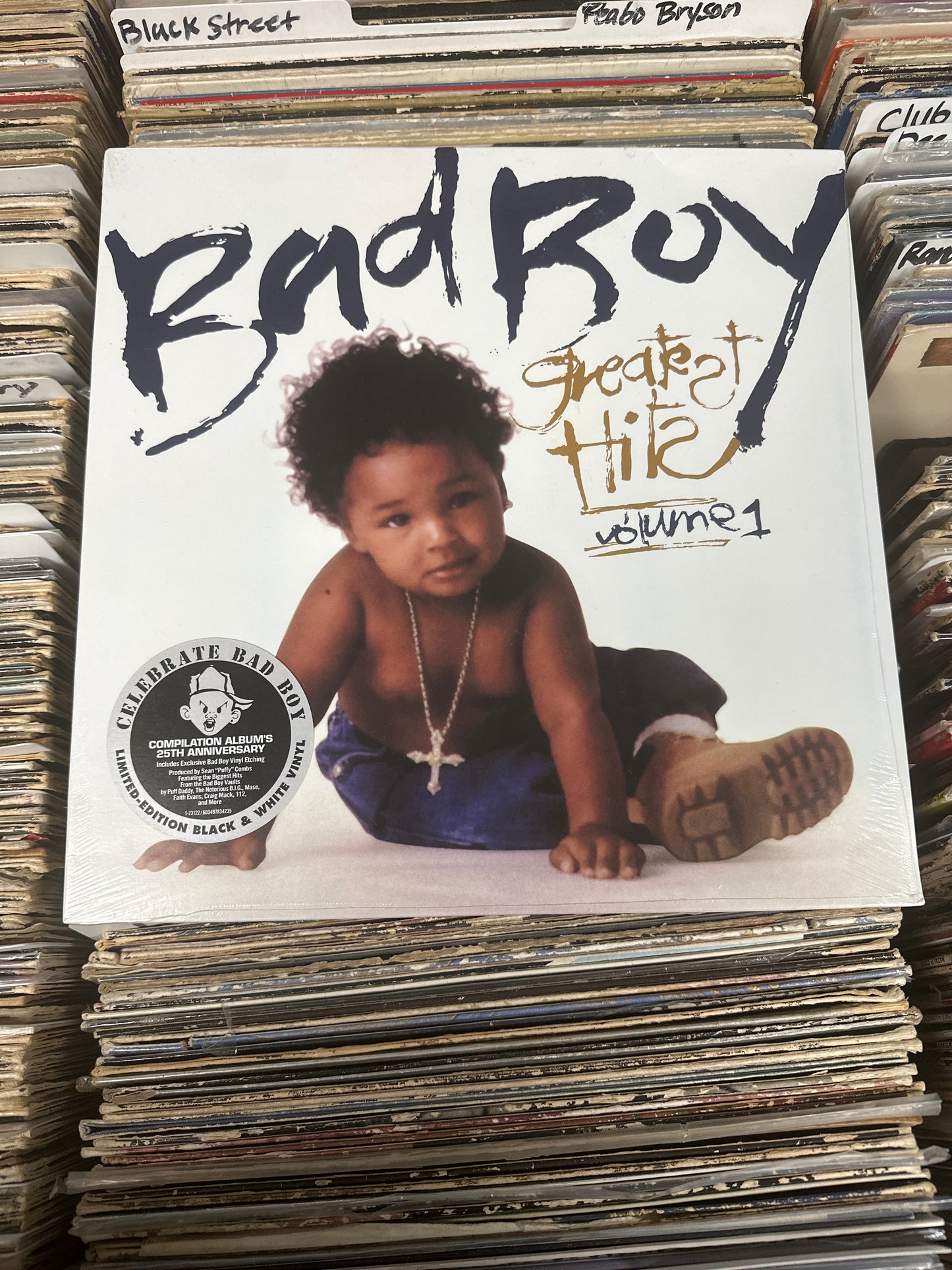 Bad Boy Greatest Hits Volume 1 Limited Edition Black & White Vinyl Lp
