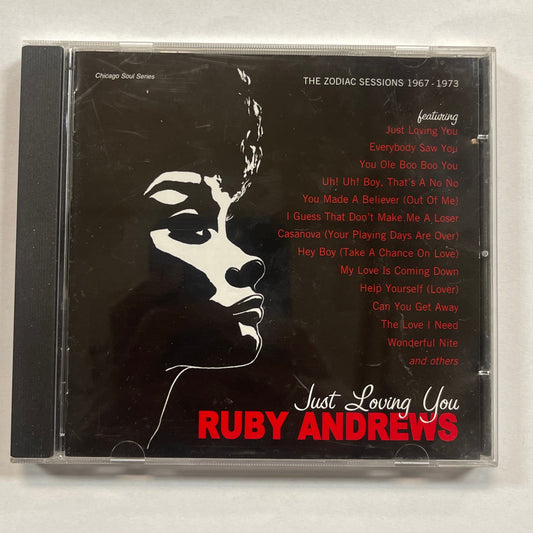 Ruby Andrews ‎– Just Loving You (The Zodiac Sessions 1967 - 1973) CD VG+/VG+