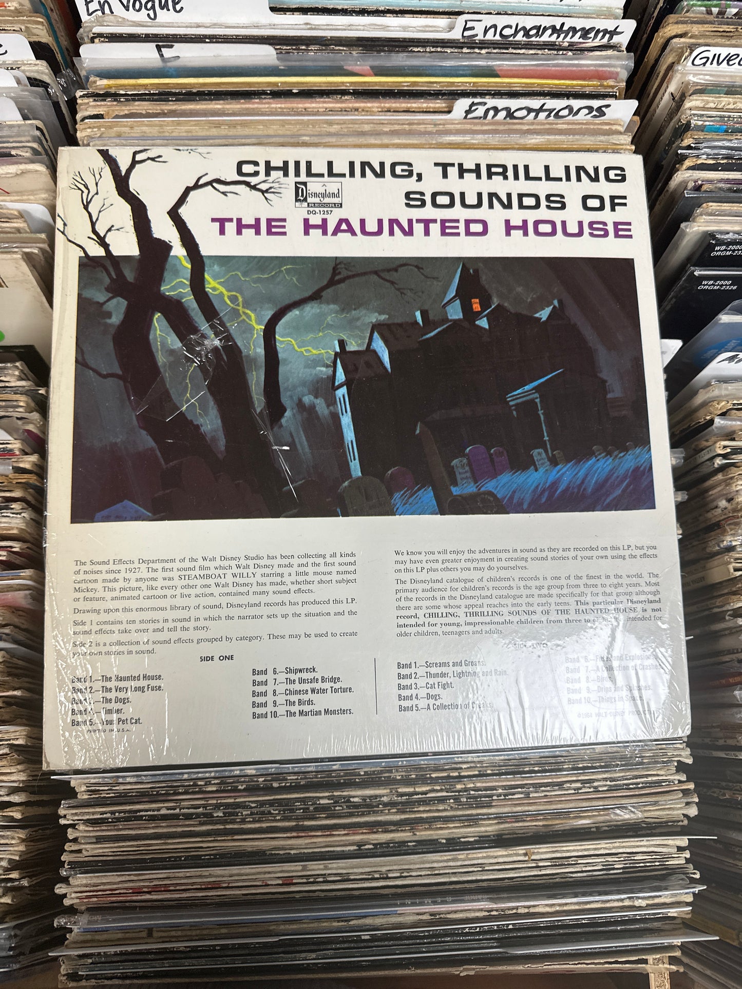 No Artist ‎– Chilling, Thrilling Sounds Of The Haunted House Vinyl, LP, Repress, Mono Near Mint/VG+