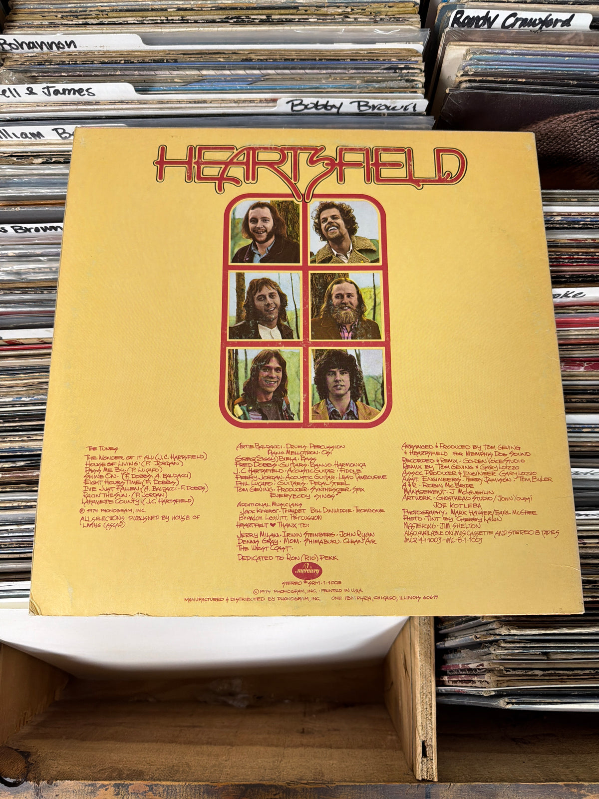 Heartsfield – The Wonder Of It All SRM-1-1003 Vinyl LP VG+/VG+