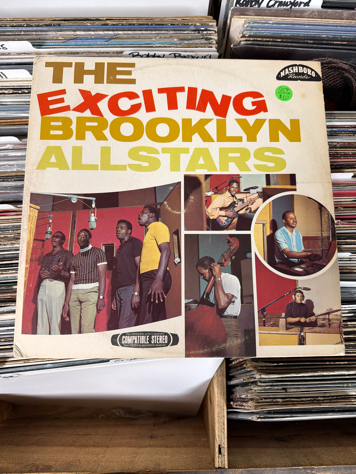 The Brooklyn Allstars – The Exciting Brooklyn Allstars NLP 7064 Vinyl LP VG/VG