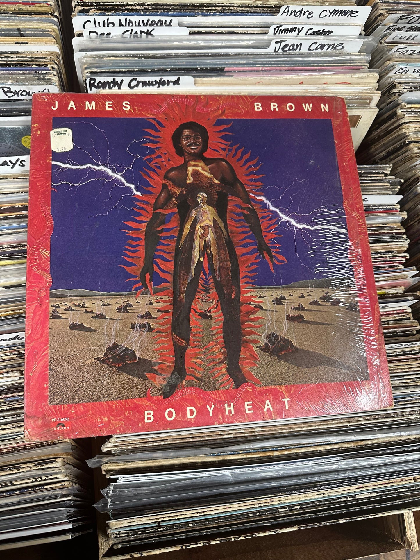 James Brown – Bodyheat Vinyl Lp PD-1-6093 VG+/VG+