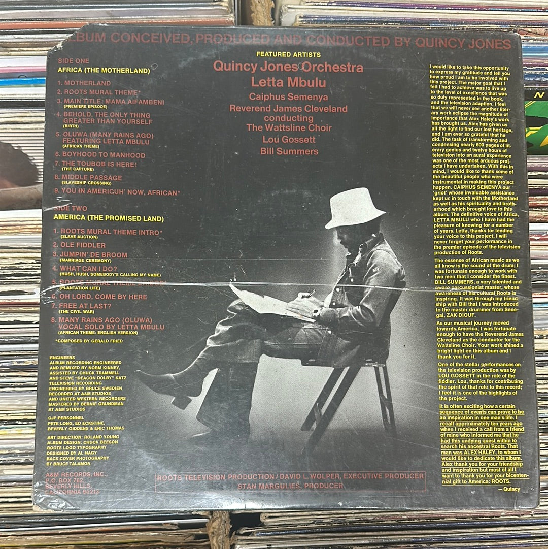 Quincy Jones ‎– Roots (The Saga Of An American Family) Vinyl Lp