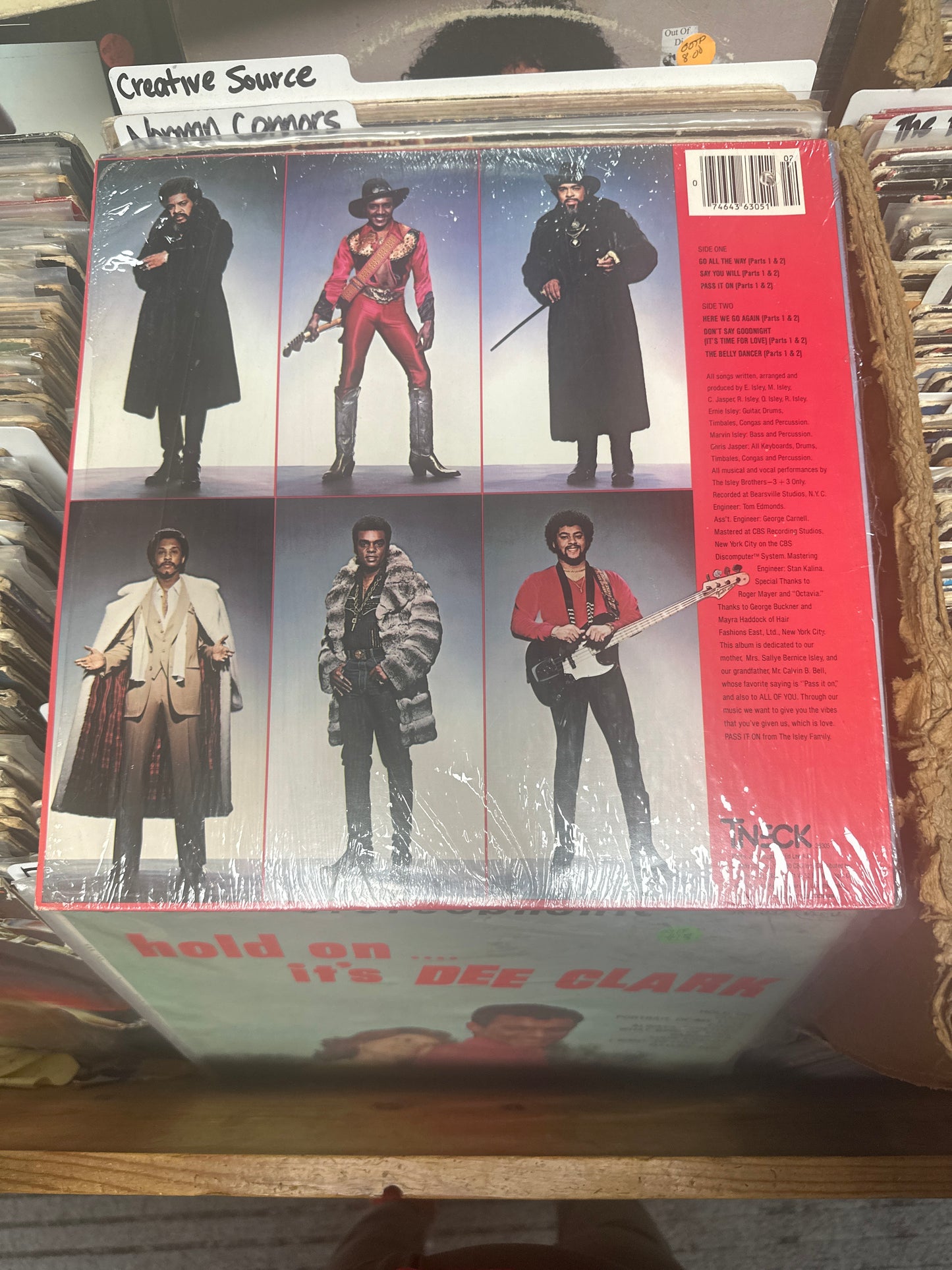 The Isley Brothers ‎– Go All The Way Vinyl LP PZ36305 VG+/VG+