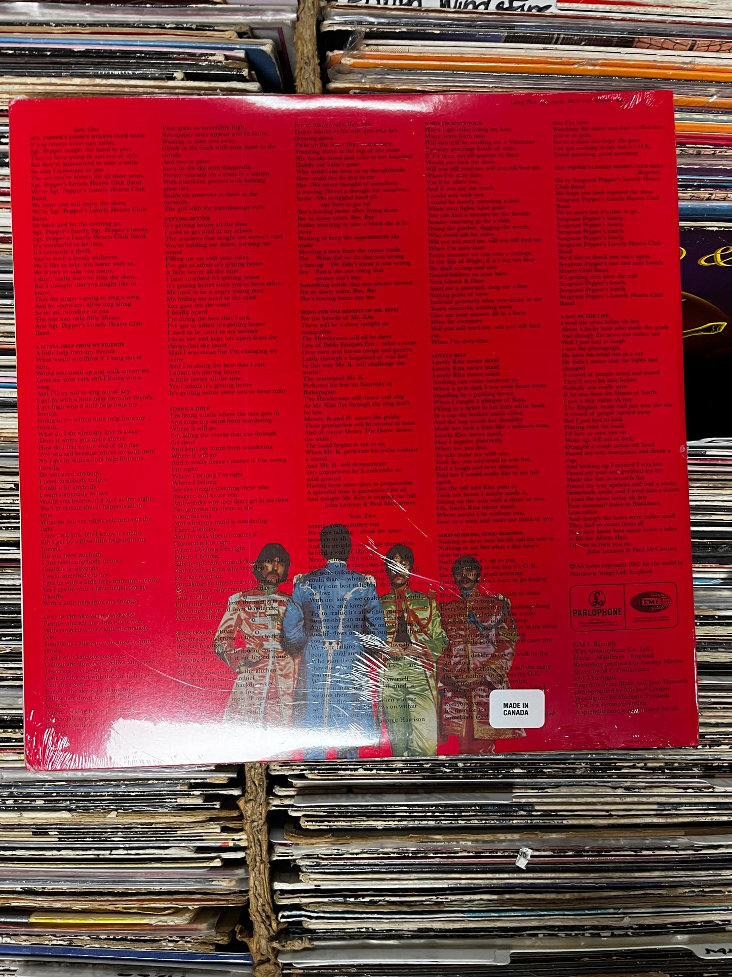 The Beatles ‎– Sgt. Pepper's Lonely Hearts Club Band 180G Vinyl Lp