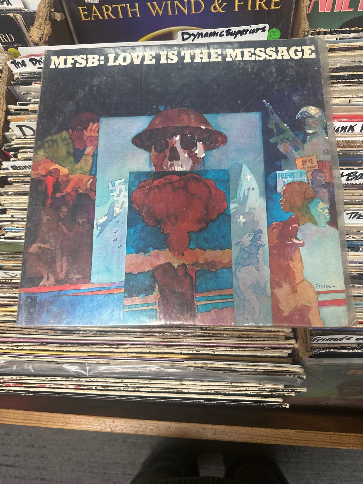 MFSB ‎– Love Is The Message Vinyl LP KZ 32707 VG+/VG+