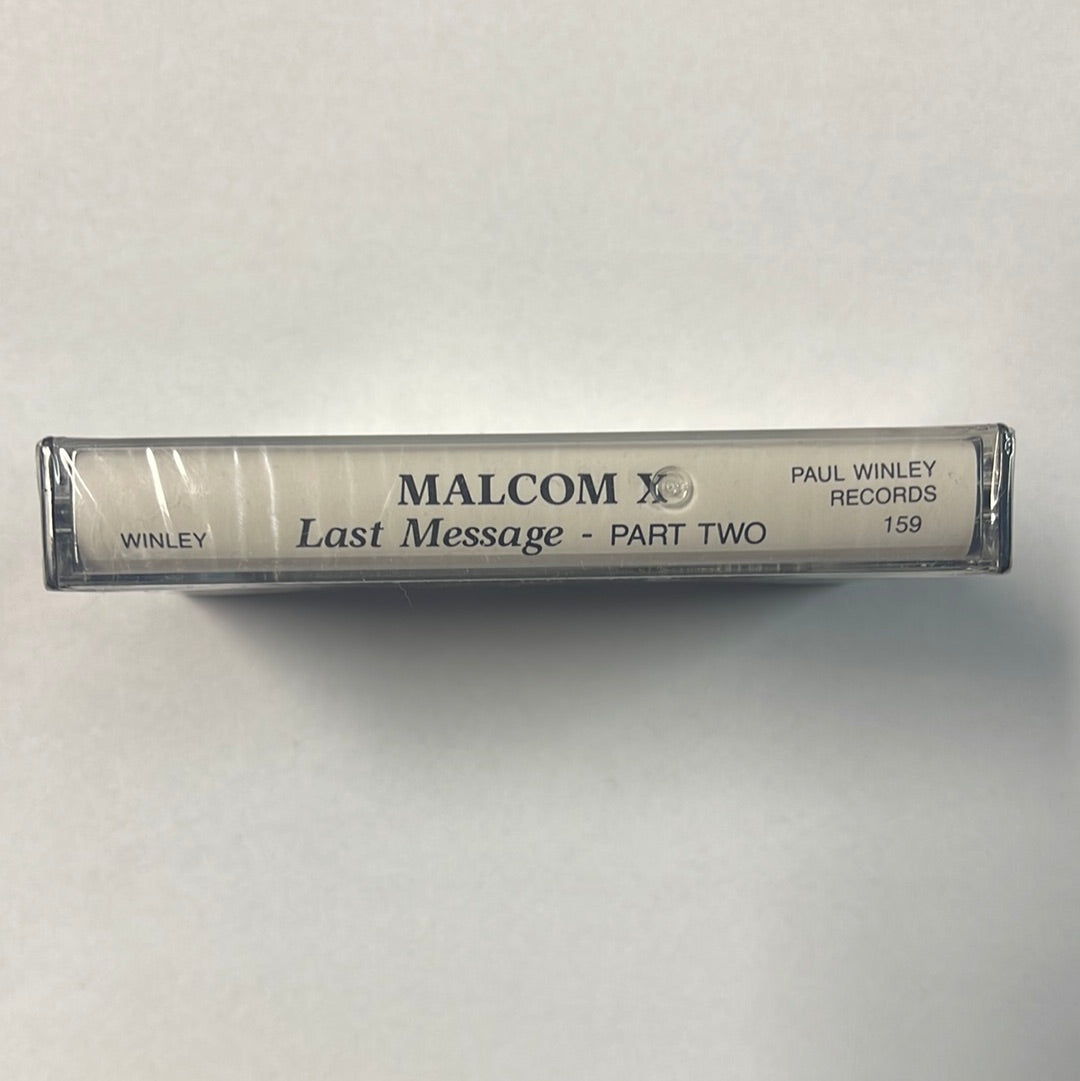 Malcolm X Last Message Part Two Cassette (Misprint)