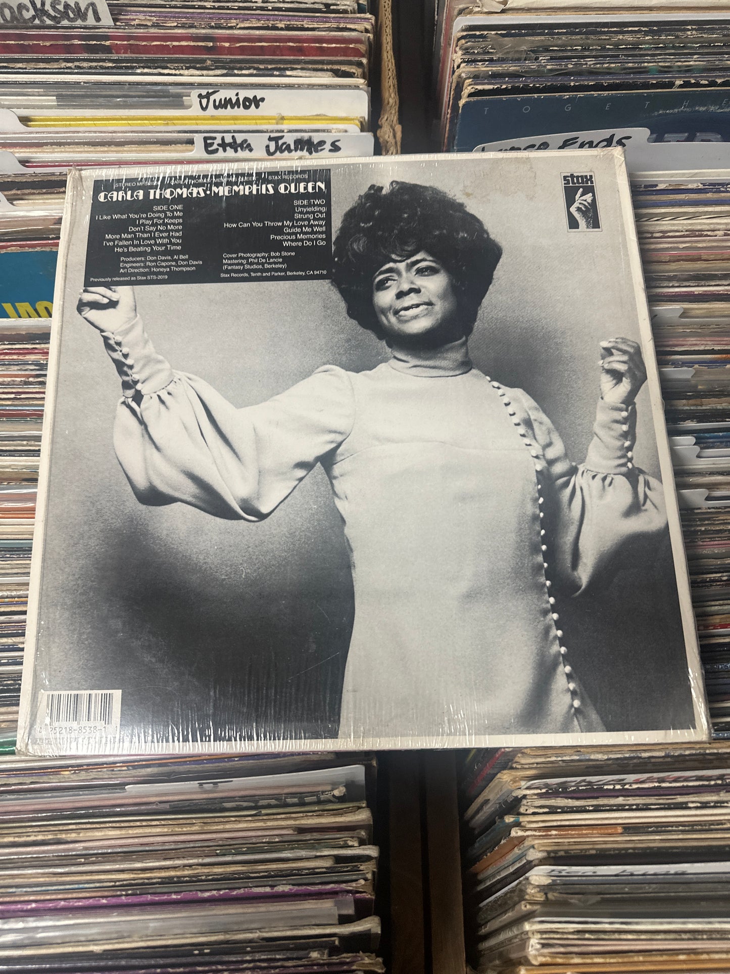 Carla Thomas – Memphis Queen Vinyl Lp  MPS 8538(Reissue) VG+/VG+