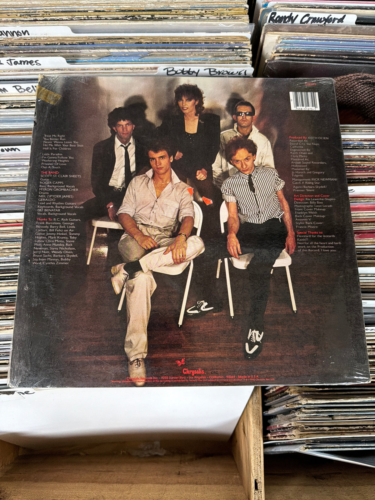 Pat Benatar – Crimes Of Passion CHE 1275 Vinyl LP VG+/VG+