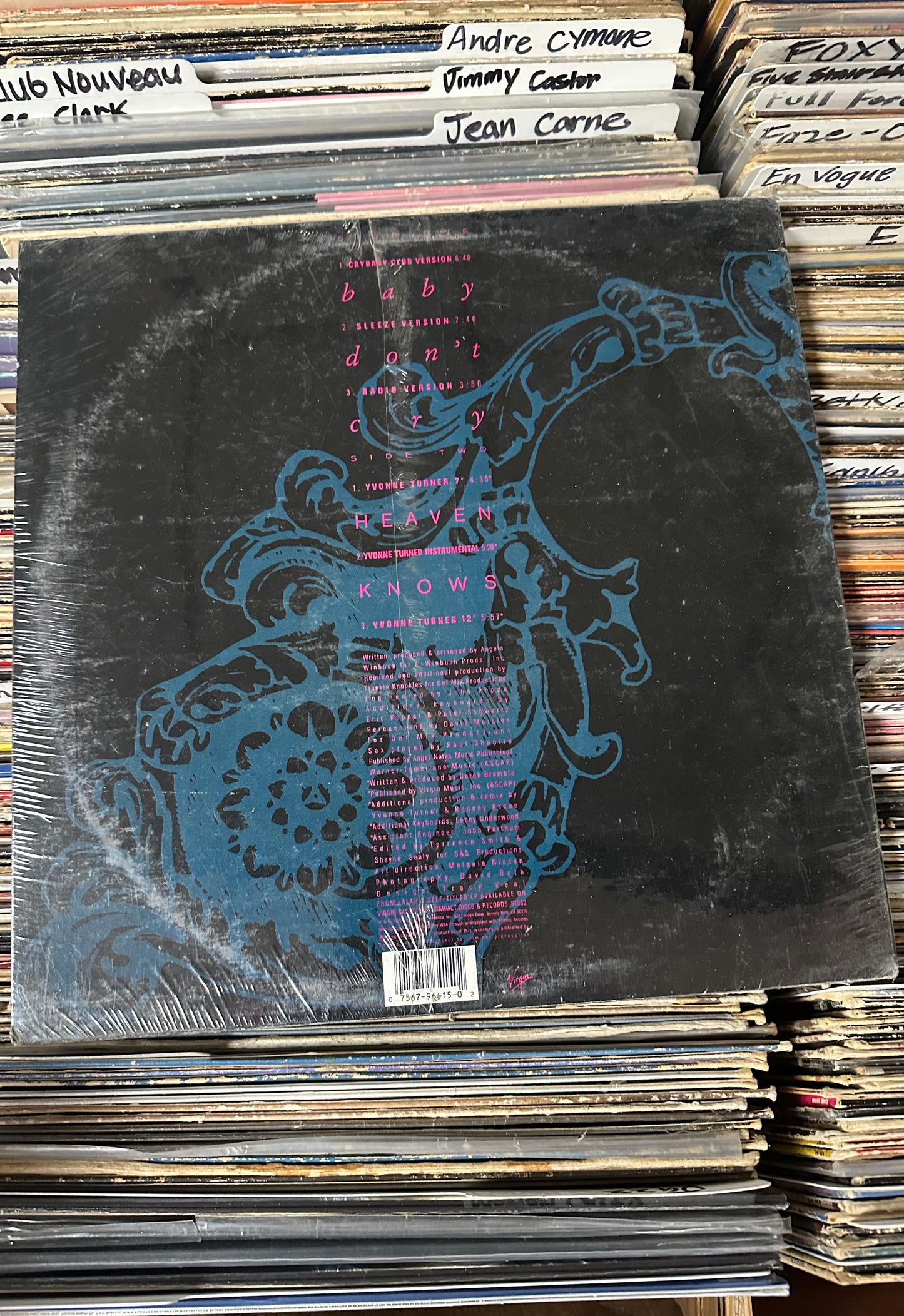 Lalah Hathaway ‎– Baby Don't Cry Vinyl, 12"