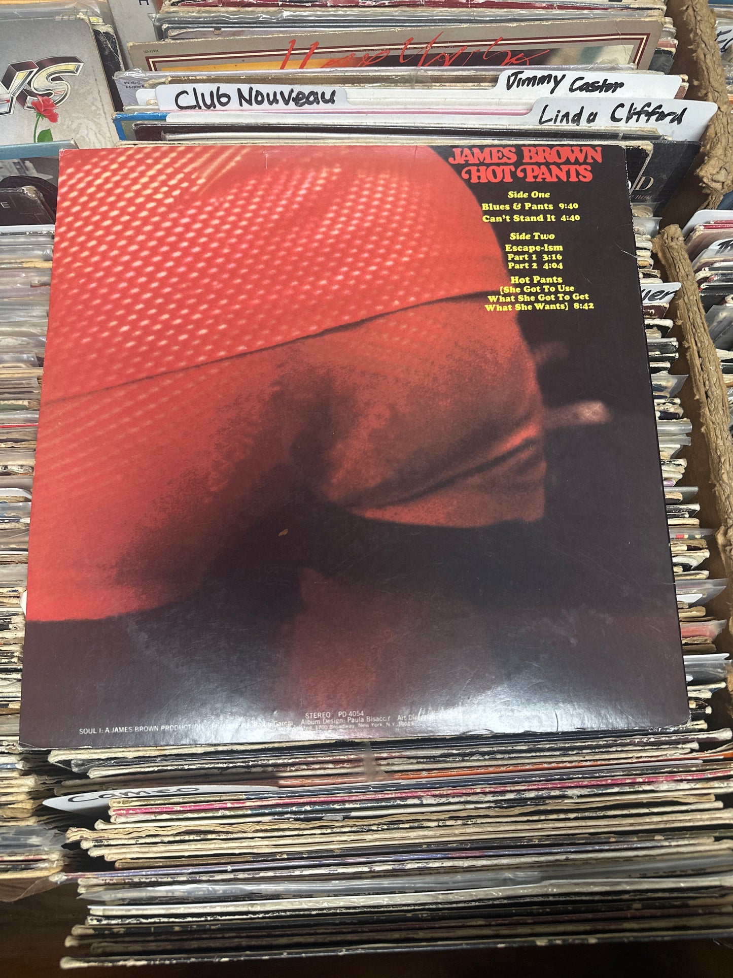 James Brown ‎– Hot Pants Vinl LP PD 4054 VG+/VG+