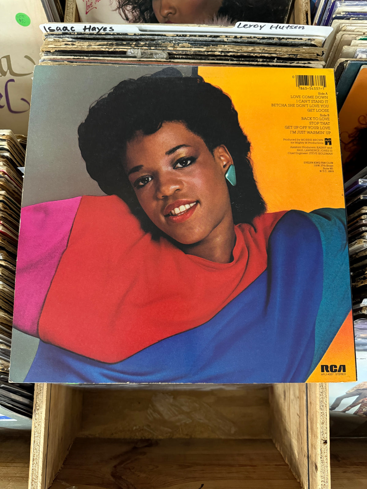 Evelyn King – Get Loose Vinyl LP AFL1-4337 VG+/VG+
