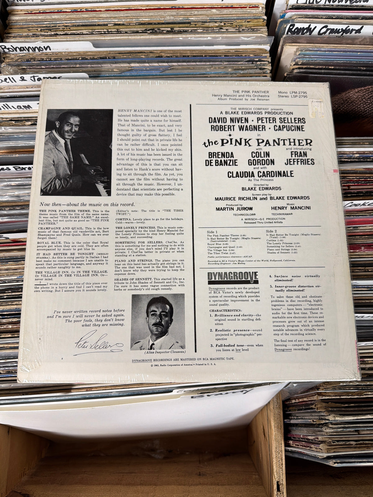 Henry Mancini – The Pink Panther (Music From The Film Score) LSP-2795 Vinyl LP VG/NM
