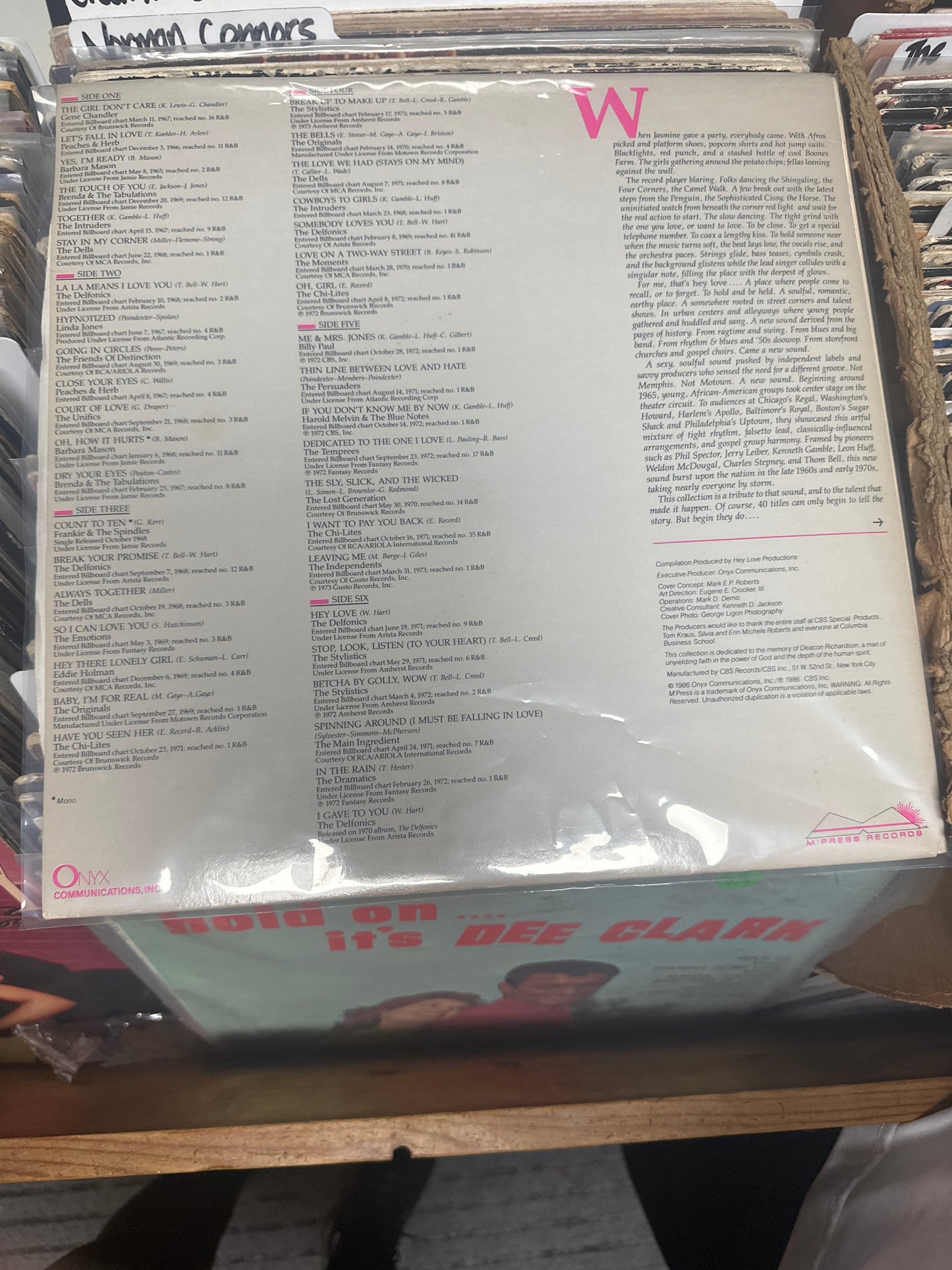 Various ‎– Hey Love... (The Classic Sounds Of Sexy Soul 3xVinyl LP Near Mint/VG+