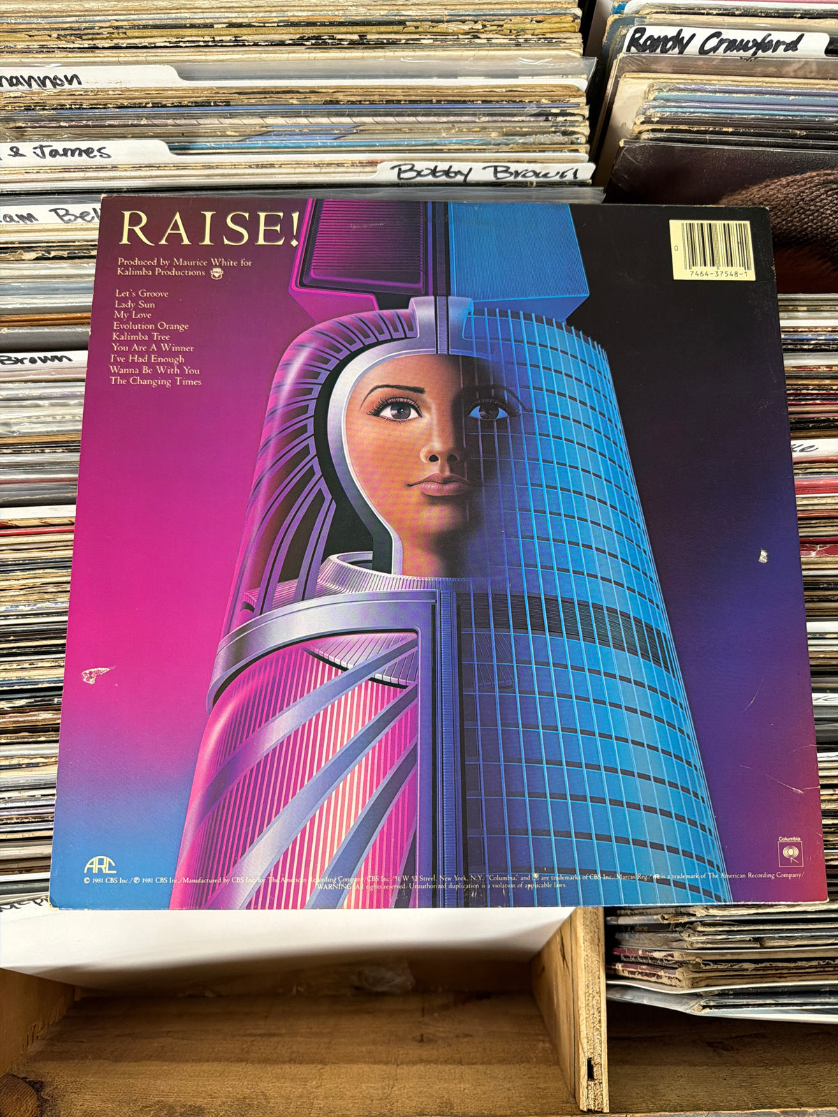 Earth, Wind & Fire – Raise! TC 37548 Vinyl LP VG+/VG+