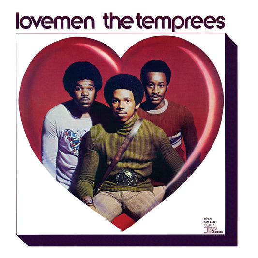 The Temprees- Lovemen (ALL-ANALOG) (VALENTINE RED PET PLASTIC VINYL)