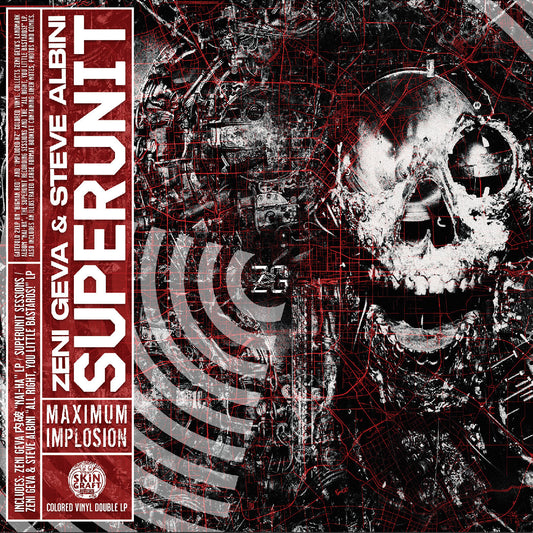 ZENI GEVA & STEVE ALBINI - SUPERUNIT: MAXIMUM IMPLOSION (RED & RANDOM VINYL) (RSD) Vinyl LP