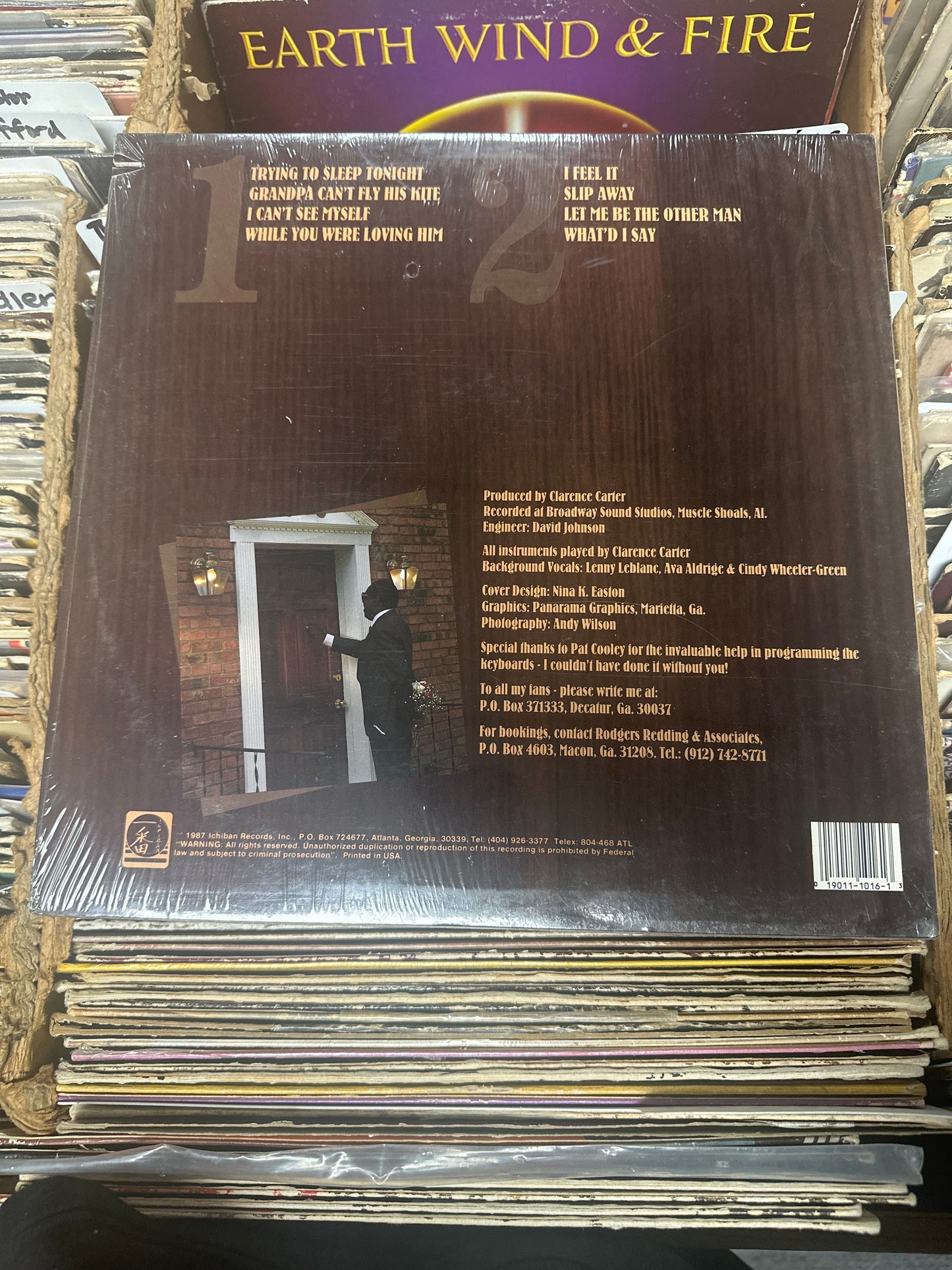 Clarence Carter ‎– Hooked On Love Vinyl LP ICH-1016
