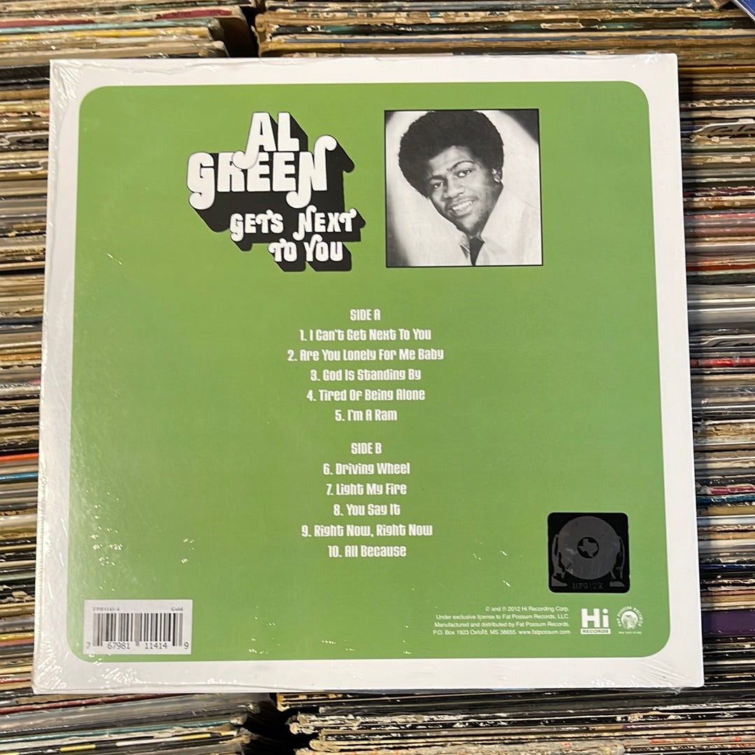 Al Green – Gets Next To You  Limited Edition, Reissue Vinyl Lp
