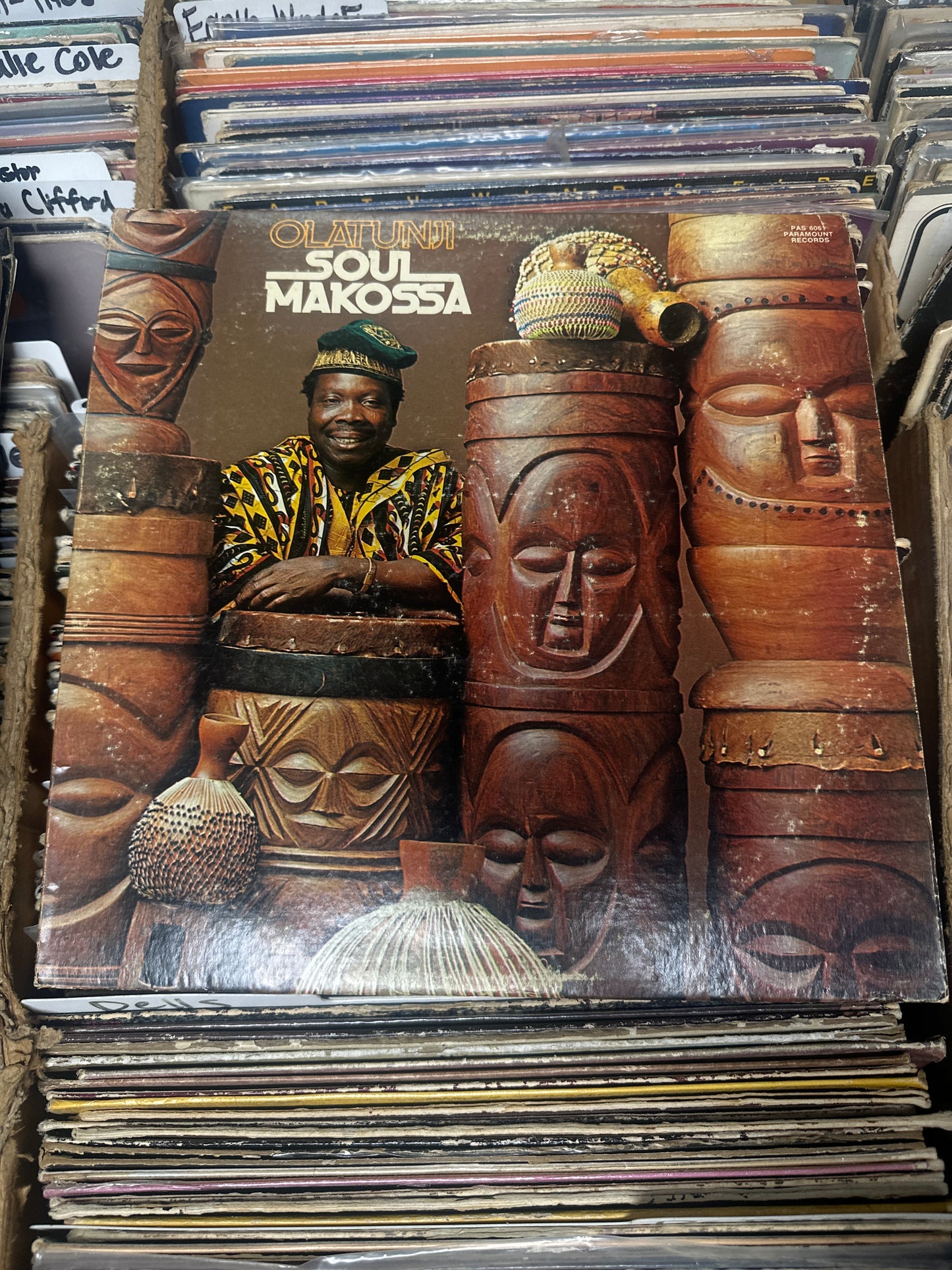 Olatunji ‎– Soul Makossa PAS 6061 Vinyl LP VG/VG