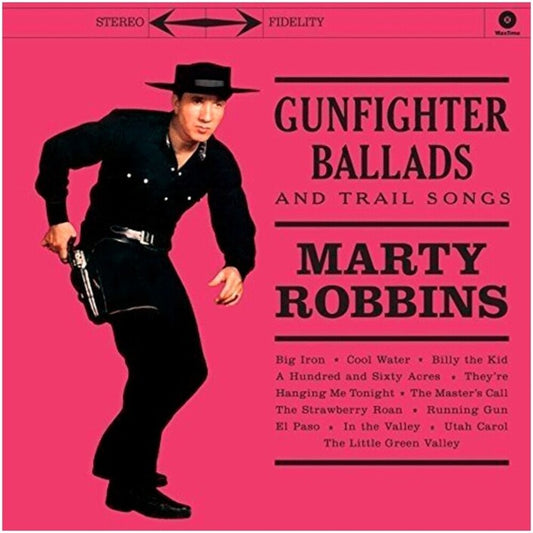 the album cover for Marty Robbins - Gunfighter Ballads & Trail Songs