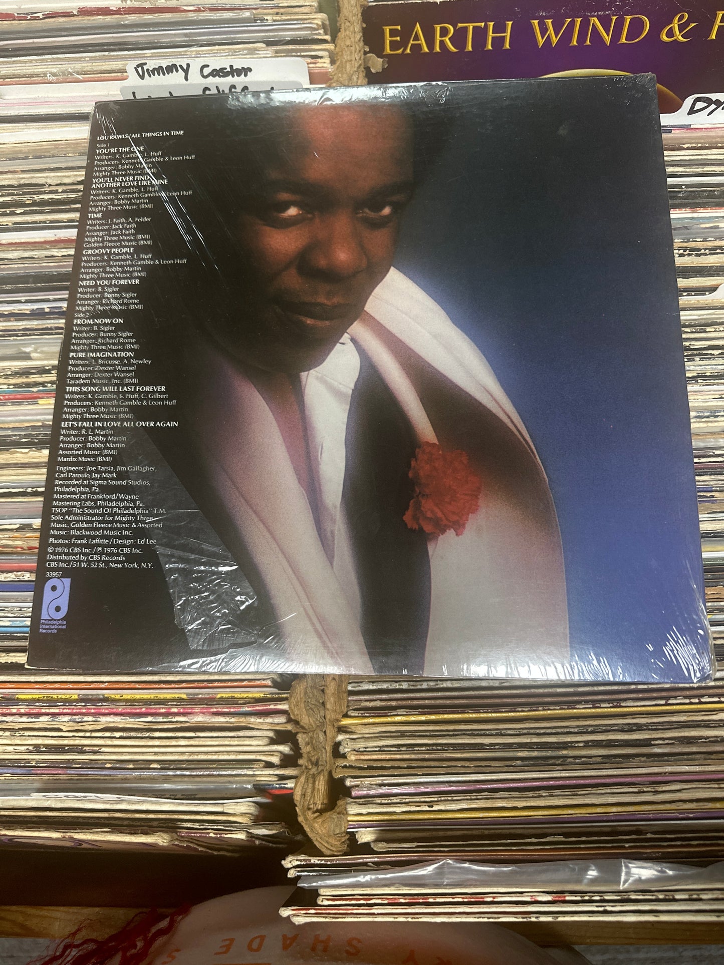 Lou Rawls ‎– All Things In Time Vinyl LP  PZ 33957 VG+/VG+