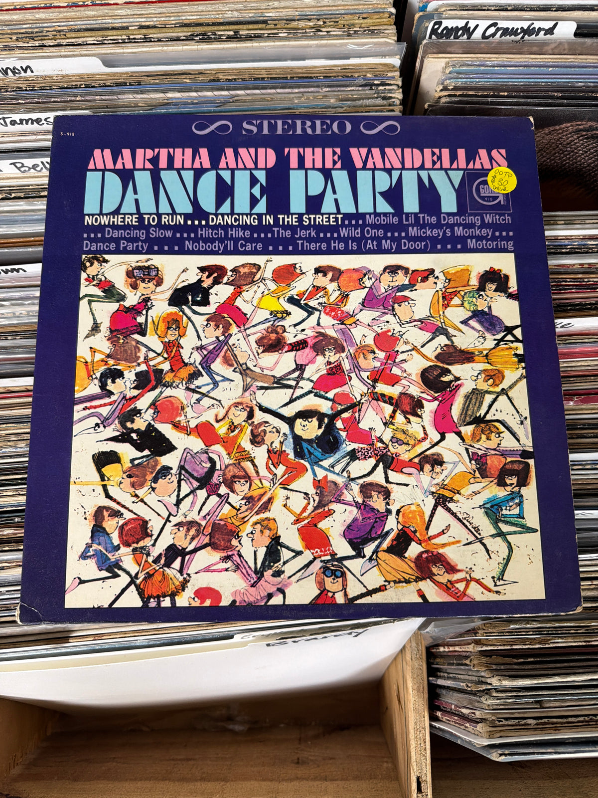 Martha & The Vandellas – Dance Party S 915 Vinyl LP VG+/VG+