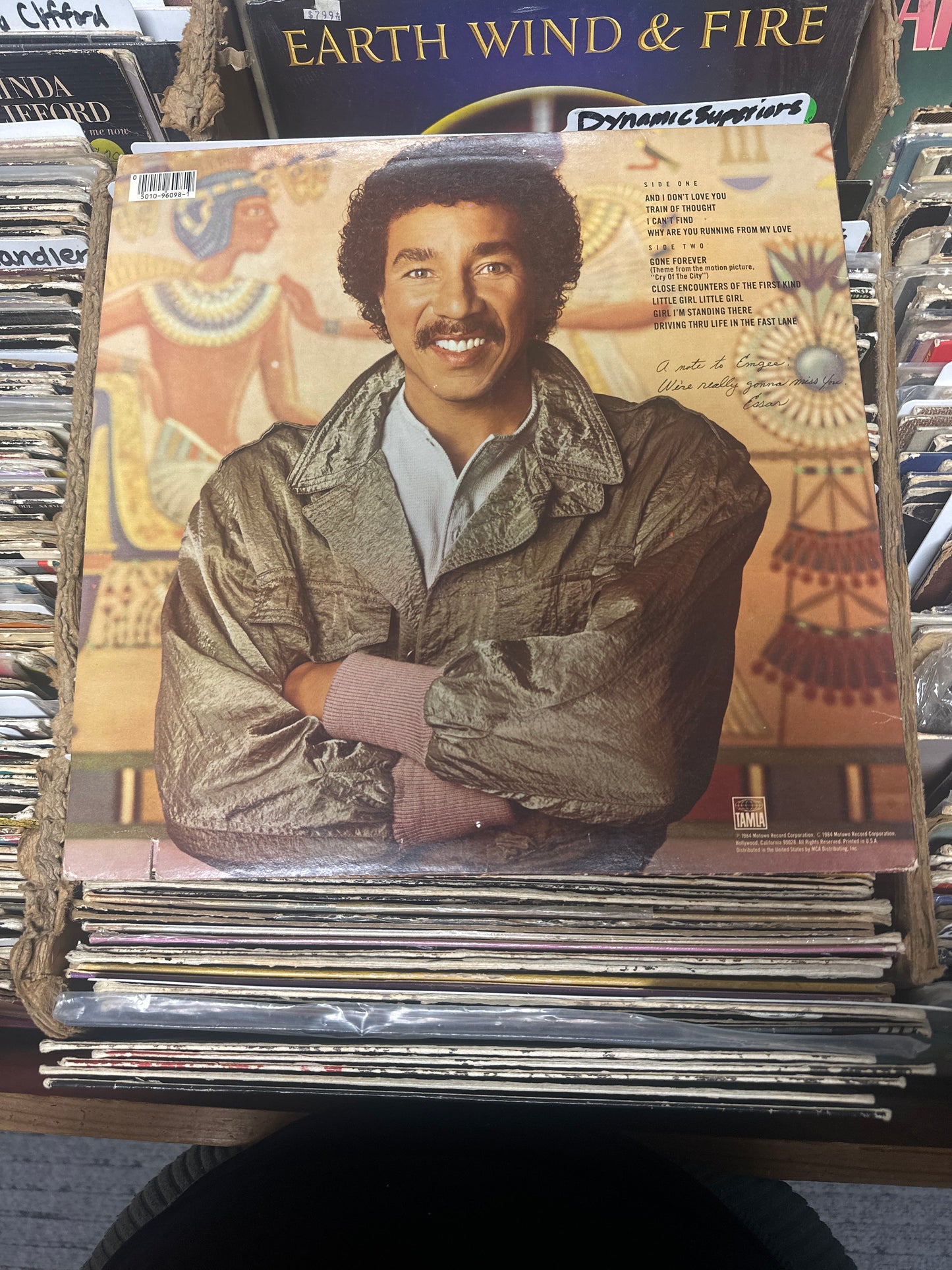 Smokey Robinson-Essar Viny 6098TLl LP VG+/VG+