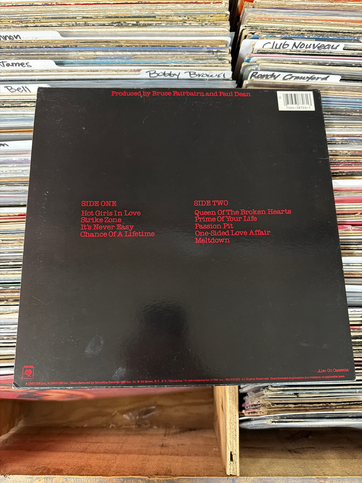 Loverboy – Keep It Up QC 38703 Vinyl LP VG+/VG