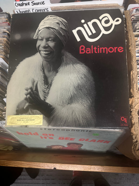 Nina Simone ‎– Baltimore Vinyl LP  CTI-7084 Terre Haute Pressing VG+/VG+