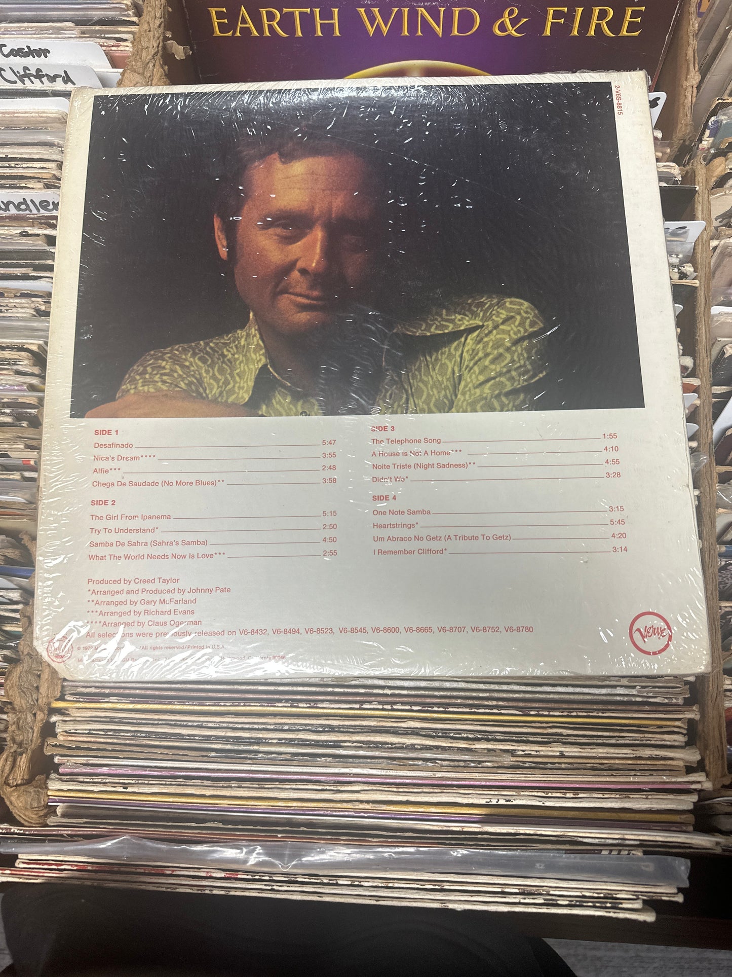Stan Getz – The History Of Stan Getz 2XVinyl LP 2-V6S-8815 VG+/VG+