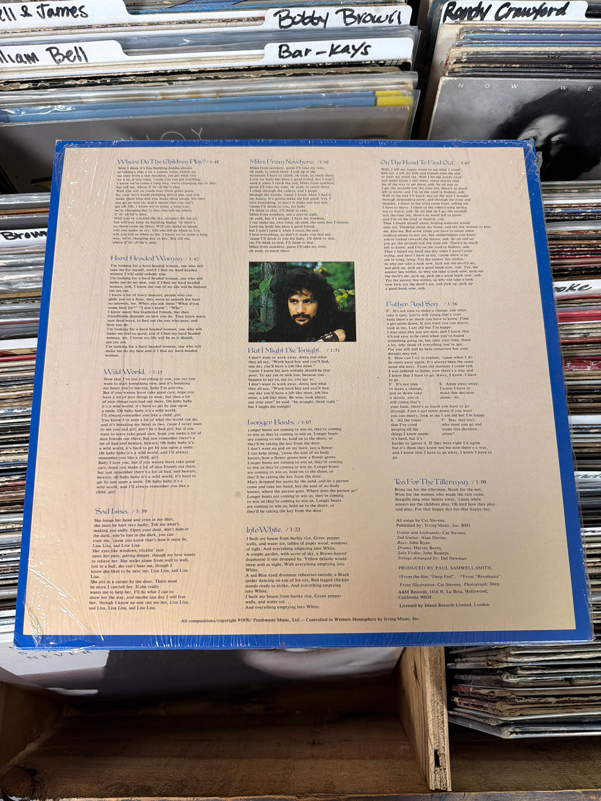 Cat Stevens – Tea For The Tillerman SP 4280 Vinyl LP VG/VG+